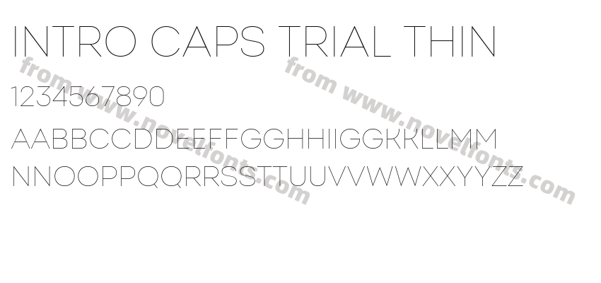 Intro Caps Trial ThinPreview