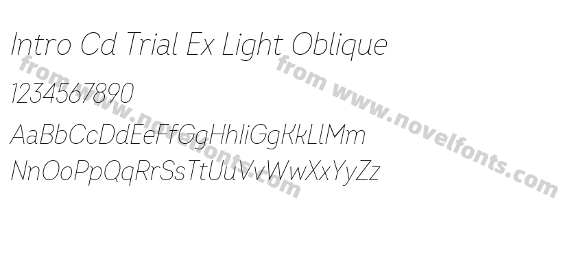 Intro Cd Trial Ex Light ObliquePreview