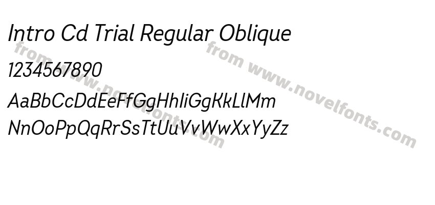 Intro Cd Trial Regular ObliquePreview