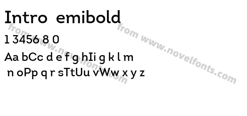 Intro SemiboldPreview
