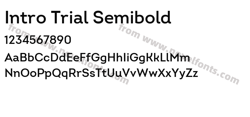Intro Trial SemiboldPreview