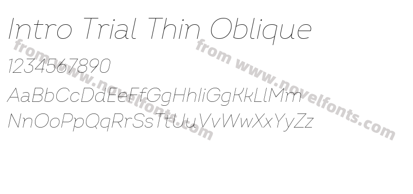 Intro Trial Thin ObliquePreview