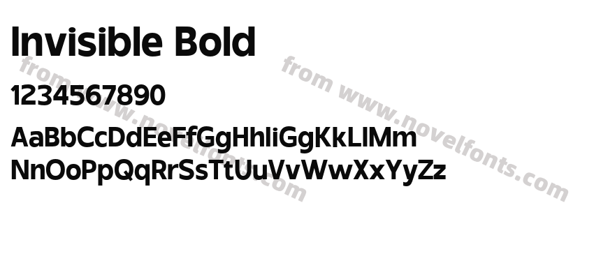 Invisible BoldPreview