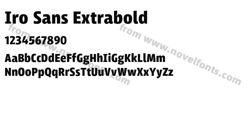 Iro Sans ExtraboldPreview
