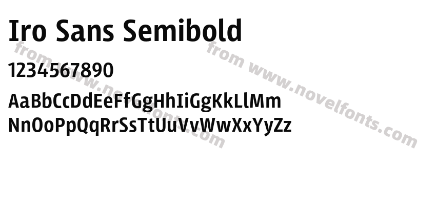 Iro Sans SemiboldPreview