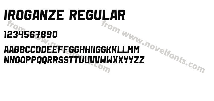 Iroganze RegularPreview