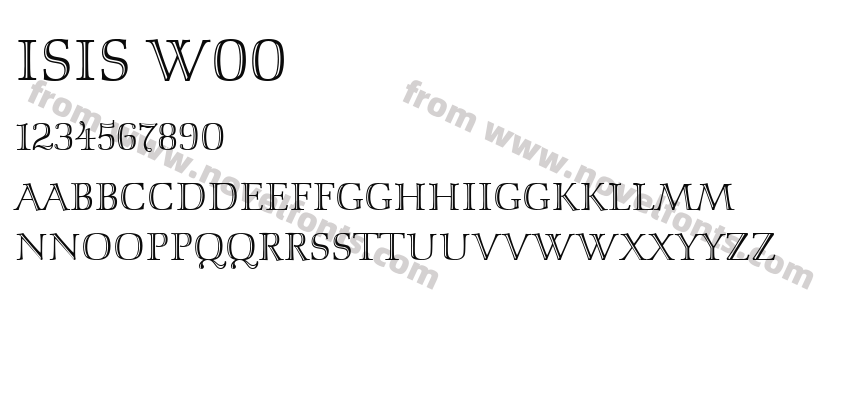 Isis W00Preview