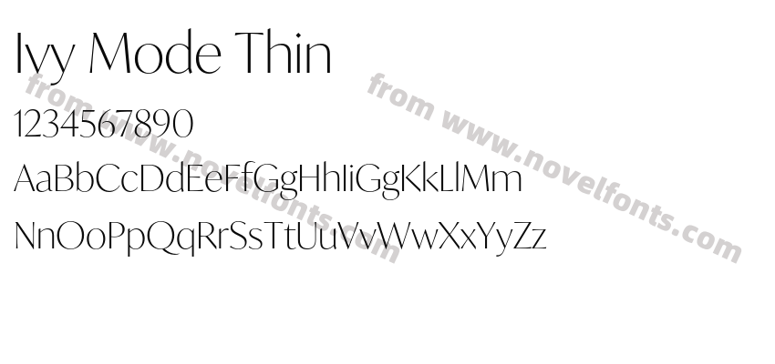 Ivy Mode ThinPreview