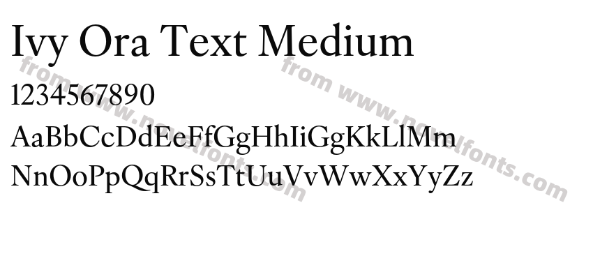 Ivy Ora Text MediumPreview