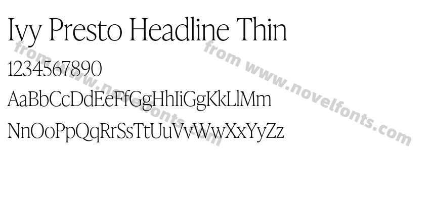 Ivy Presto Headline ThinPreview