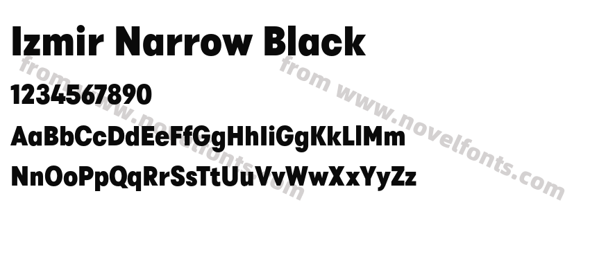 Izmir Narrow BlackPreview