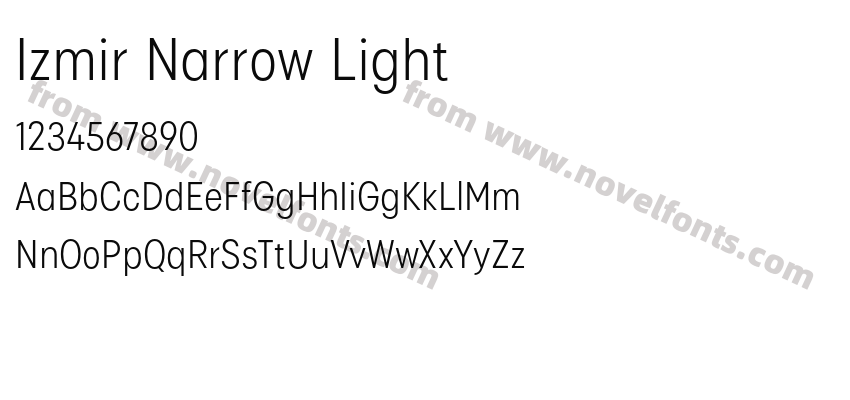 Izmir Narrow LightPreview