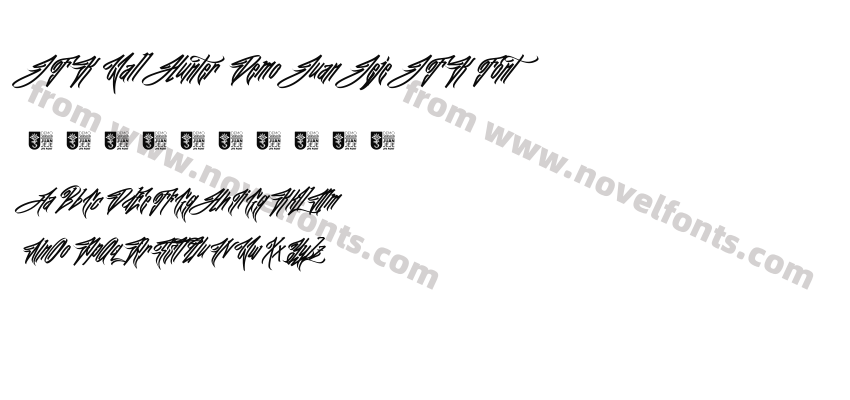 JFK Wall Hunter Demo Juan Jeje JFK FontPreview