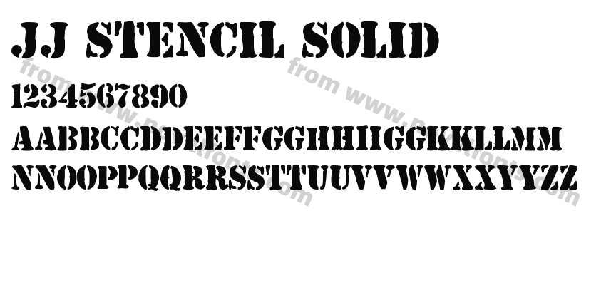 JJ Stencil SolidPreview