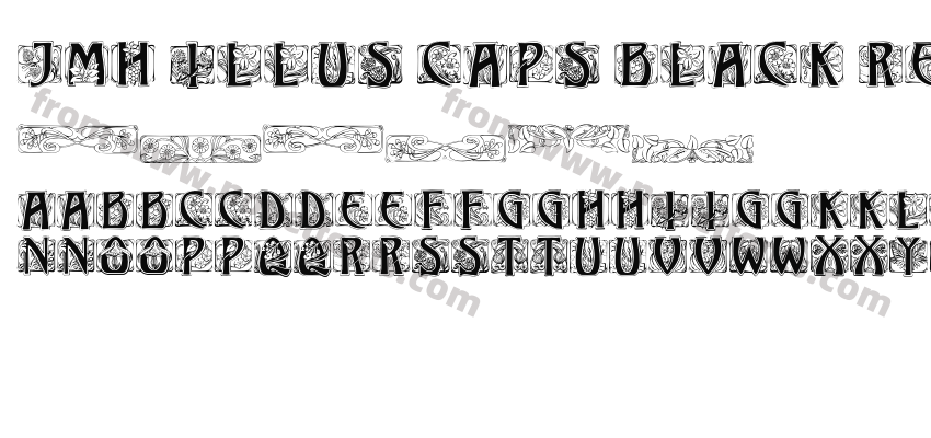 JMH Illus Caps Black RegularPreview