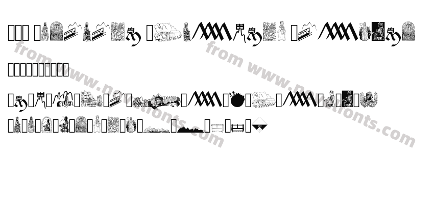 JMH Moreneta Dingbats RegularPreview