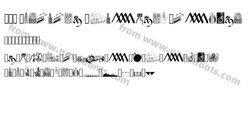 JMH Moreneta Dingbats RegularPreview