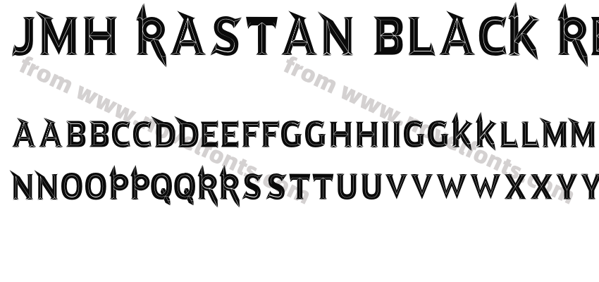 JMH Rastan Black RegularPreview
