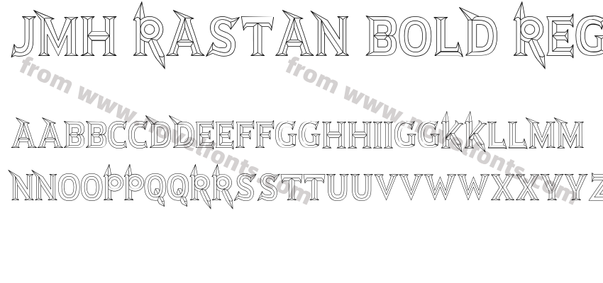 JMH Rastan Bold RegularPreview