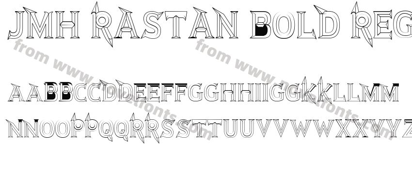 JMH Rastan Bold RegularPreview