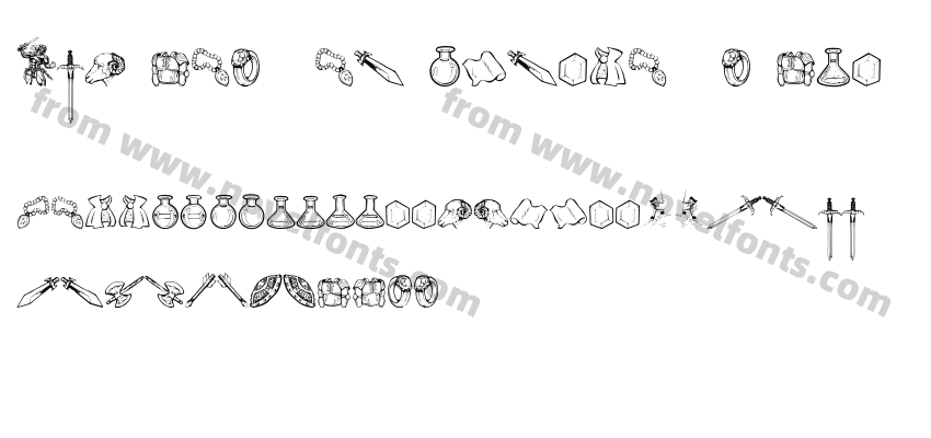 JMH Rastan Dingbats RegularPreview