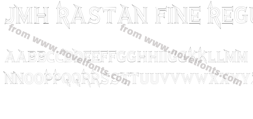 JMH Rastan Fine RegularPreview
