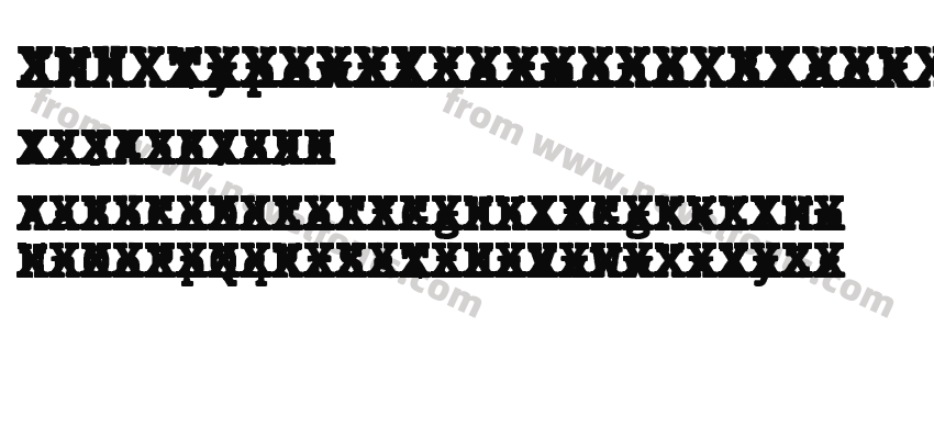 JMH Typewritermono Black Cross RegPreview