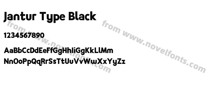 Jantur Type BlackPreview