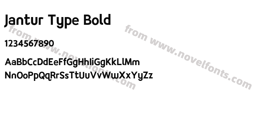 Jantur Type BoldPreview