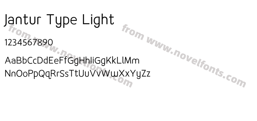 Jantur Type LightPreview