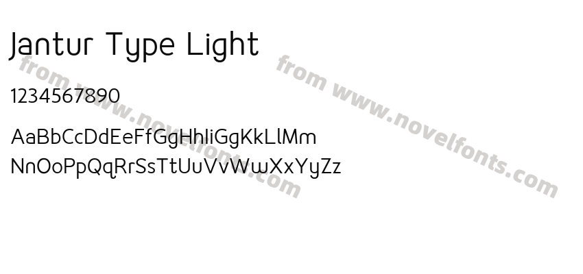 Jantur Type LightPreview