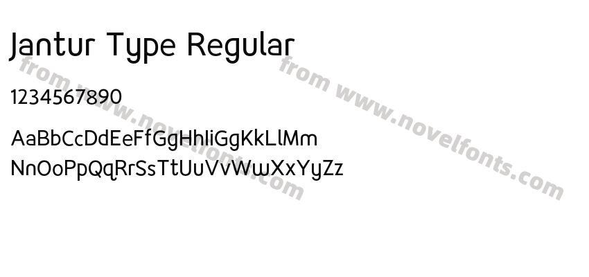 Jantur Type RegularPreview
