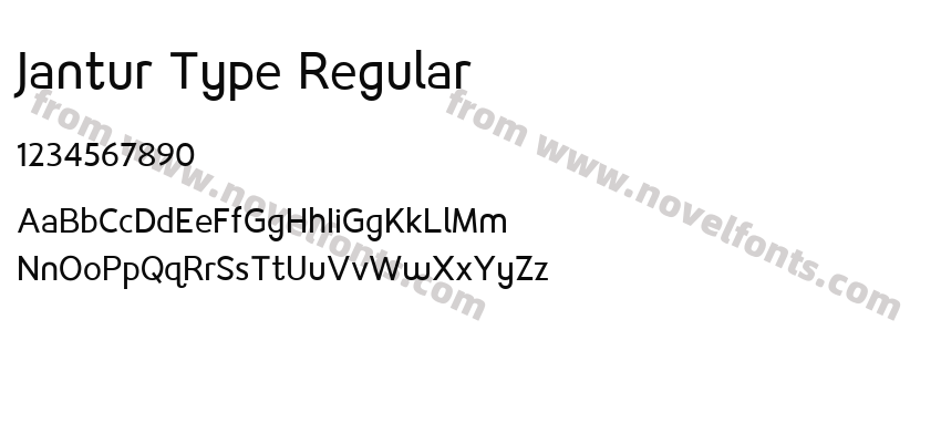 Jantur Type RegularPreview