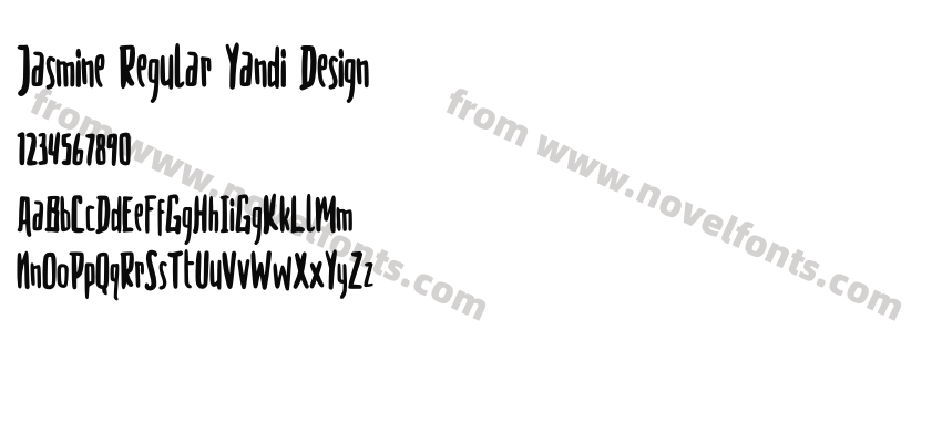 Jasmine Regular Yandi DesignPreview