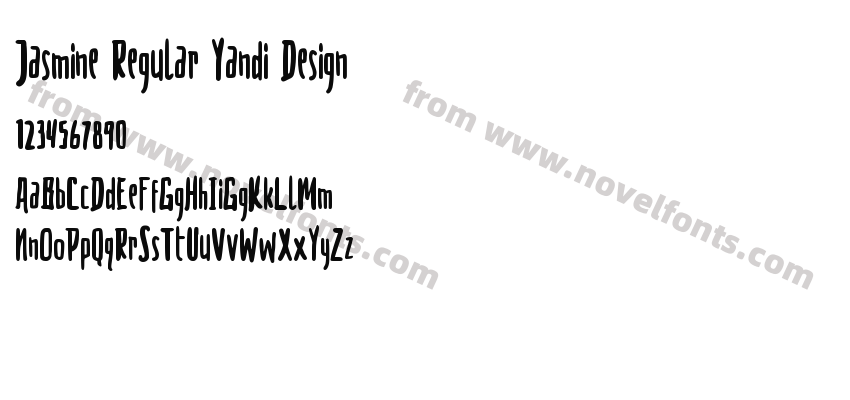 Jasmine Regular Yandi DesignPreview