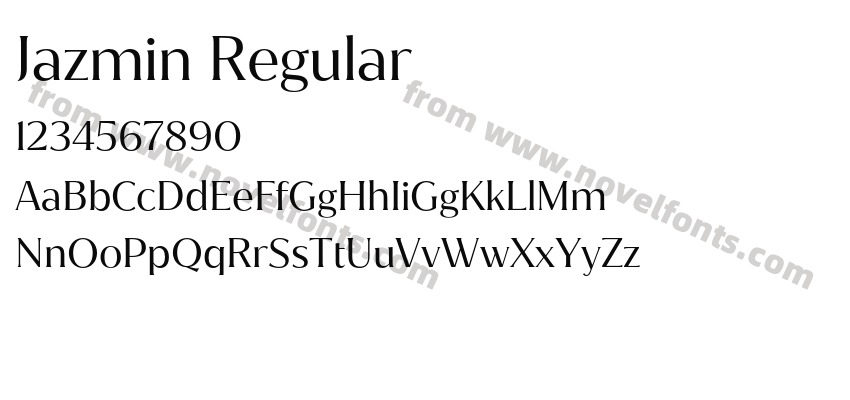 Jazmin RegularPreview