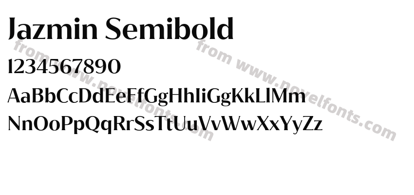 Jazmin SemiboldPreview