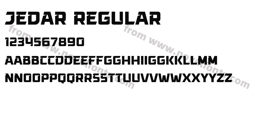 Jedar RegularPreview