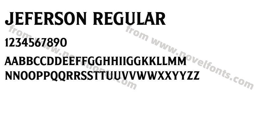 Jeferson RegularPreview