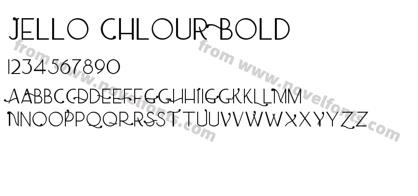 Jello Chlour BoldPreview