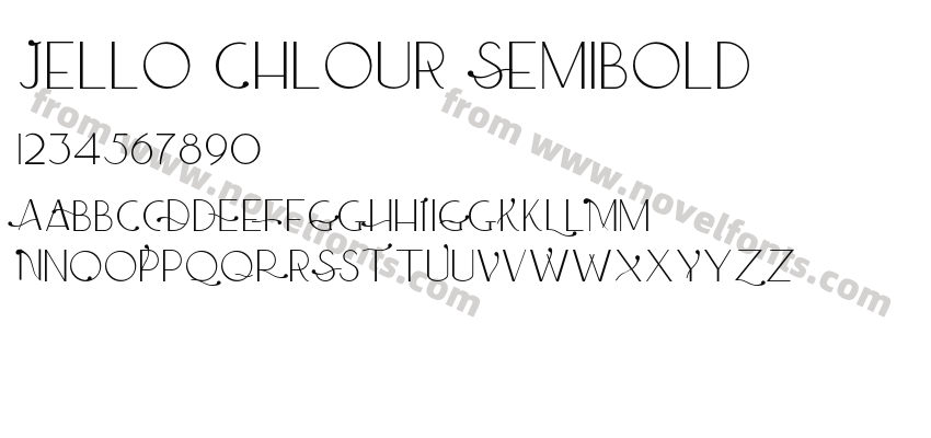 Jello Chlour SemiboldPreview