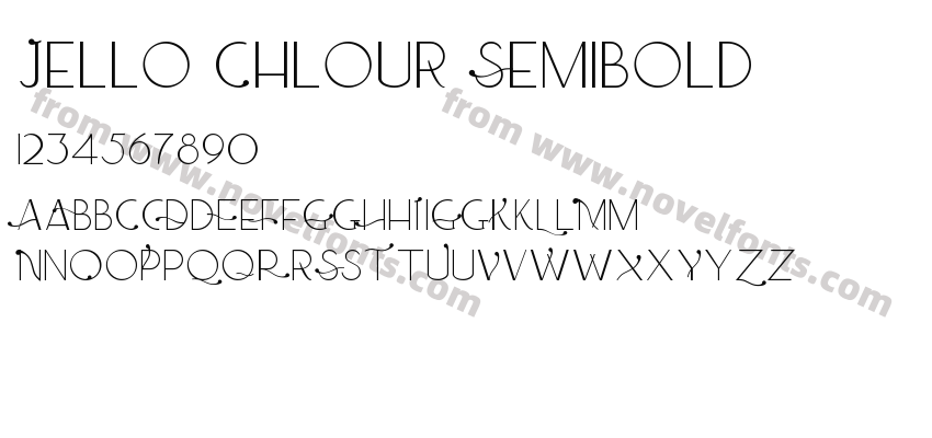 Jello Chlour SemiboldPreview