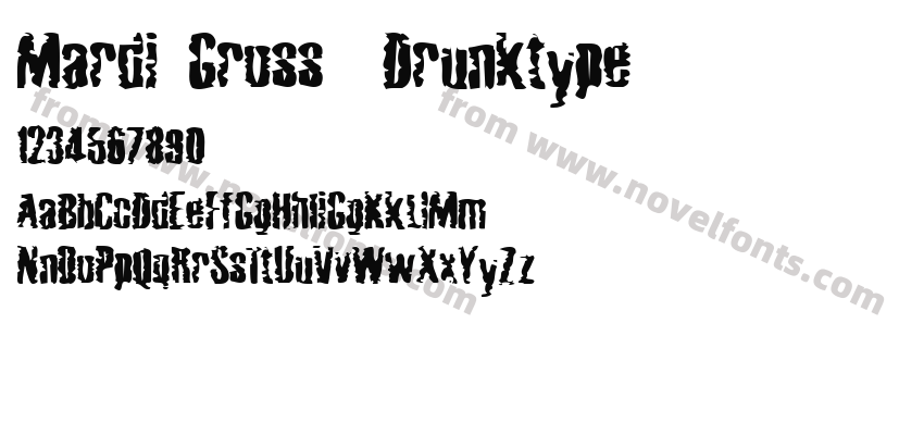 Mardi Gross  DrunktypePreview