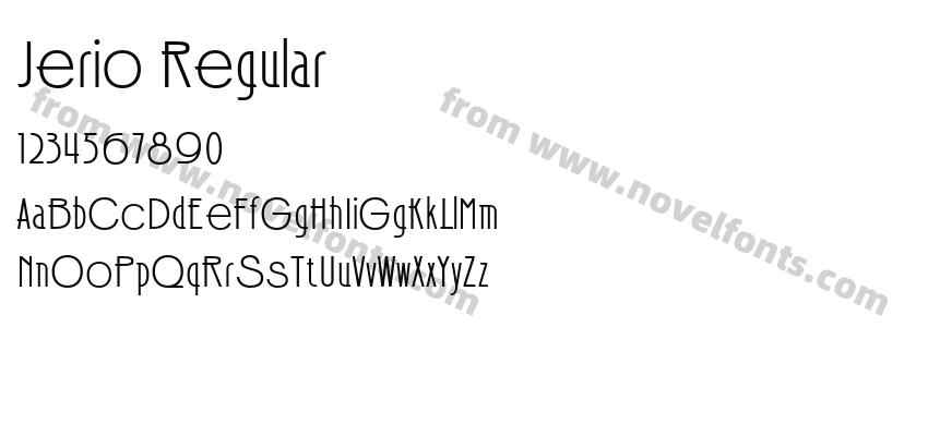 Jerio RegularPreview