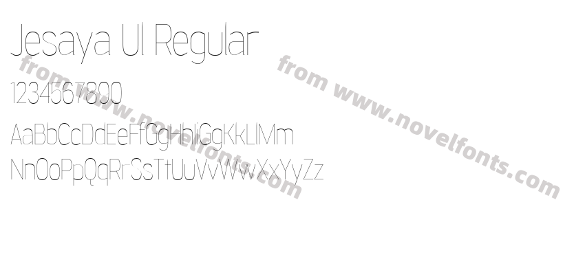 Jesaya Ul RegularPreview