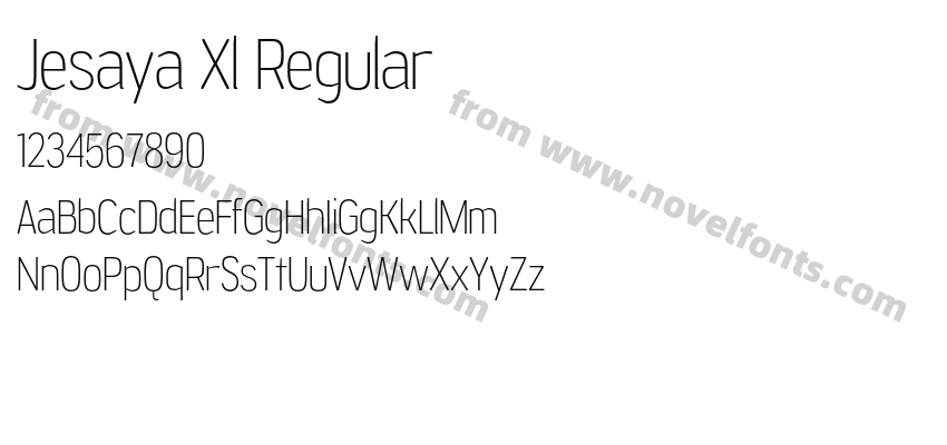 Jesaya Xl RegularPreview