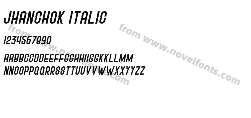Jhanchok ItalicPreview