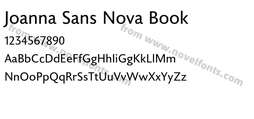 Joanna Sans Nova BookPreview