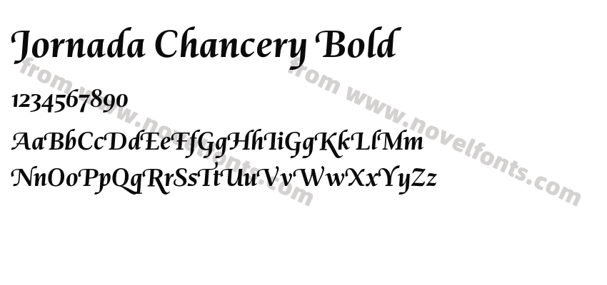 Jornada Chancery BoldPreview