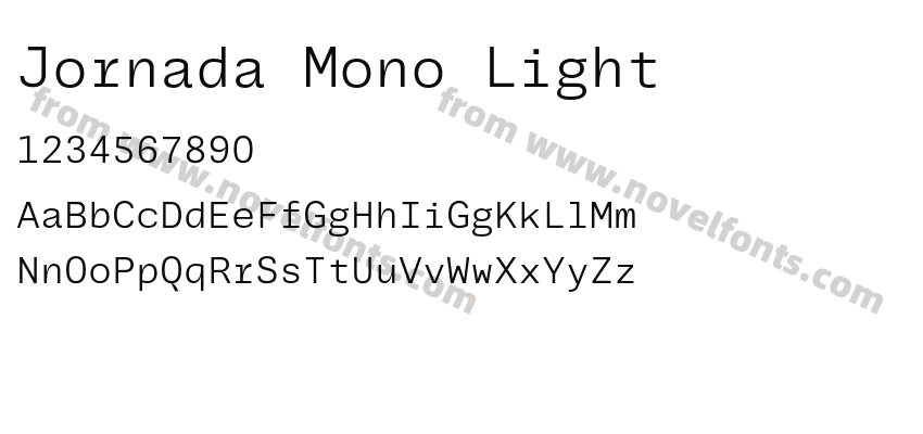 Jornada Mono LightPreview